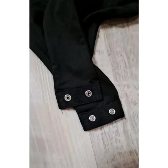 Revolve ASTR Isolde One Shoulder Bodysuit Top Velvet Dot Ruffle Sz S Party Event - Picture 10 of 11